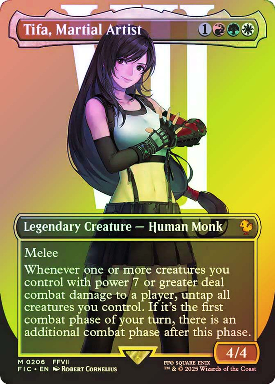 Tifa, Martial Artist (#206) (Borderless) | FINAL FANTASY