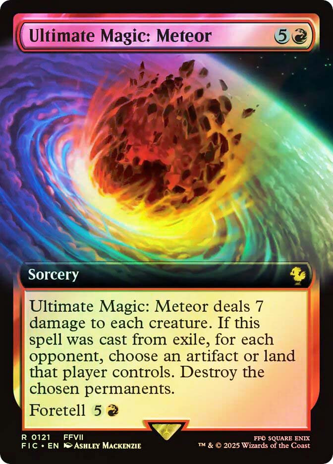 Ultimate Magic: Meteor (FIC-062) - Commander: FINAL FANTASY Near Mint