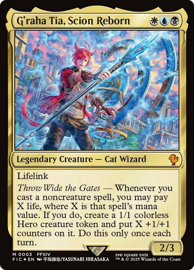 g'raha tia mtg card Magic The Gathering - Universes Beyond - Final Fantasy