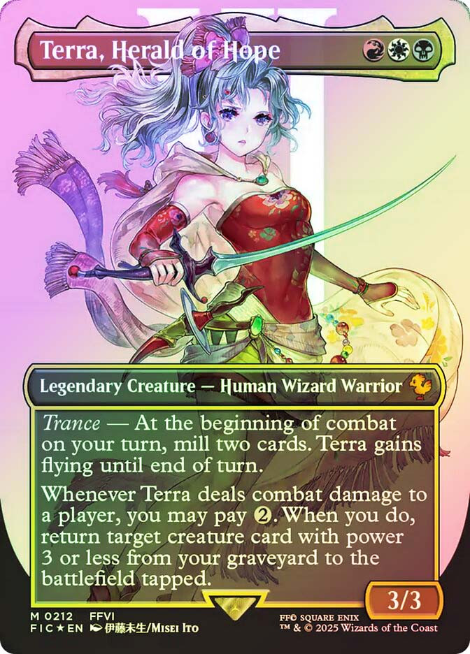MTG Terra, Herald of Hope 英語 Foil Terra, Herald of Hope | FINAL FANTASY Commander | Star City Games