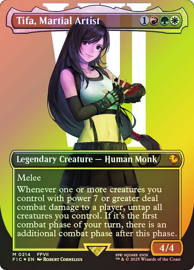 mtg final fantasy spoilers tifa Tifa Lockhart from Final Fantasy Spoiler