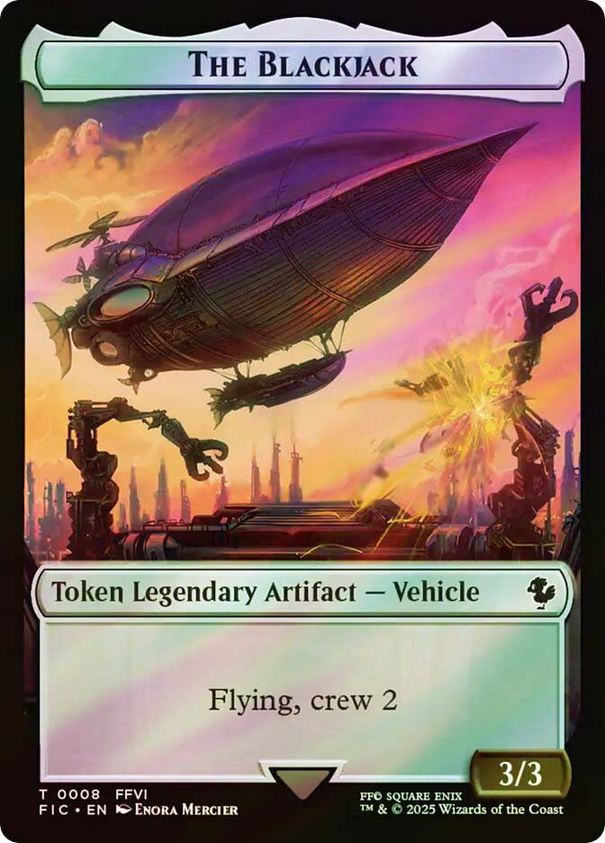 The Blackjack Token} // {The Monarch} | FINAL FANTASY Commander