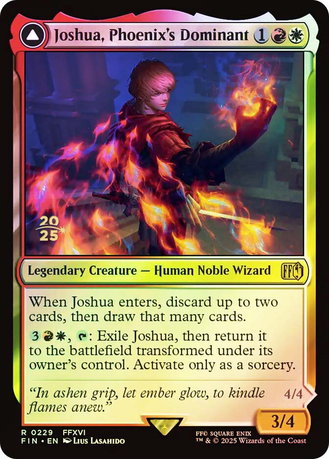 Joshua, Phoenix's Dominant // Phoenix, Warden of Fire (Prerelease