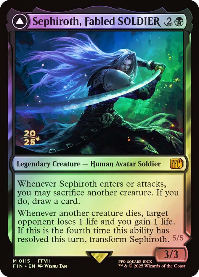 Sephiroth, Fabled SOLDIER // Sephiroth, One-Winged Angel