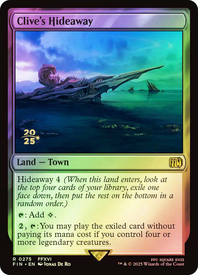hideaway cards mtg Clive's Hideaway