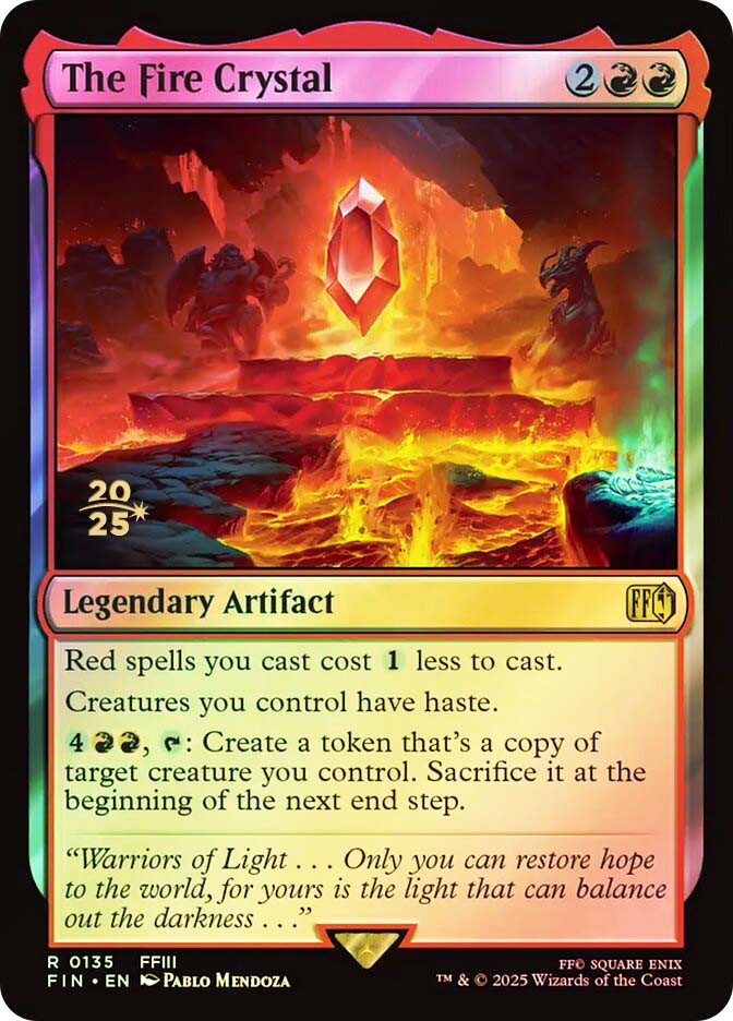 The Fire Crystal (Prerelease) (FINAL FANTASY) | Promo | Star City