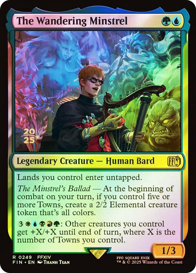 The Wandering Minstrel (Prerelease) (FINAL FANTASY) | Promo | Star