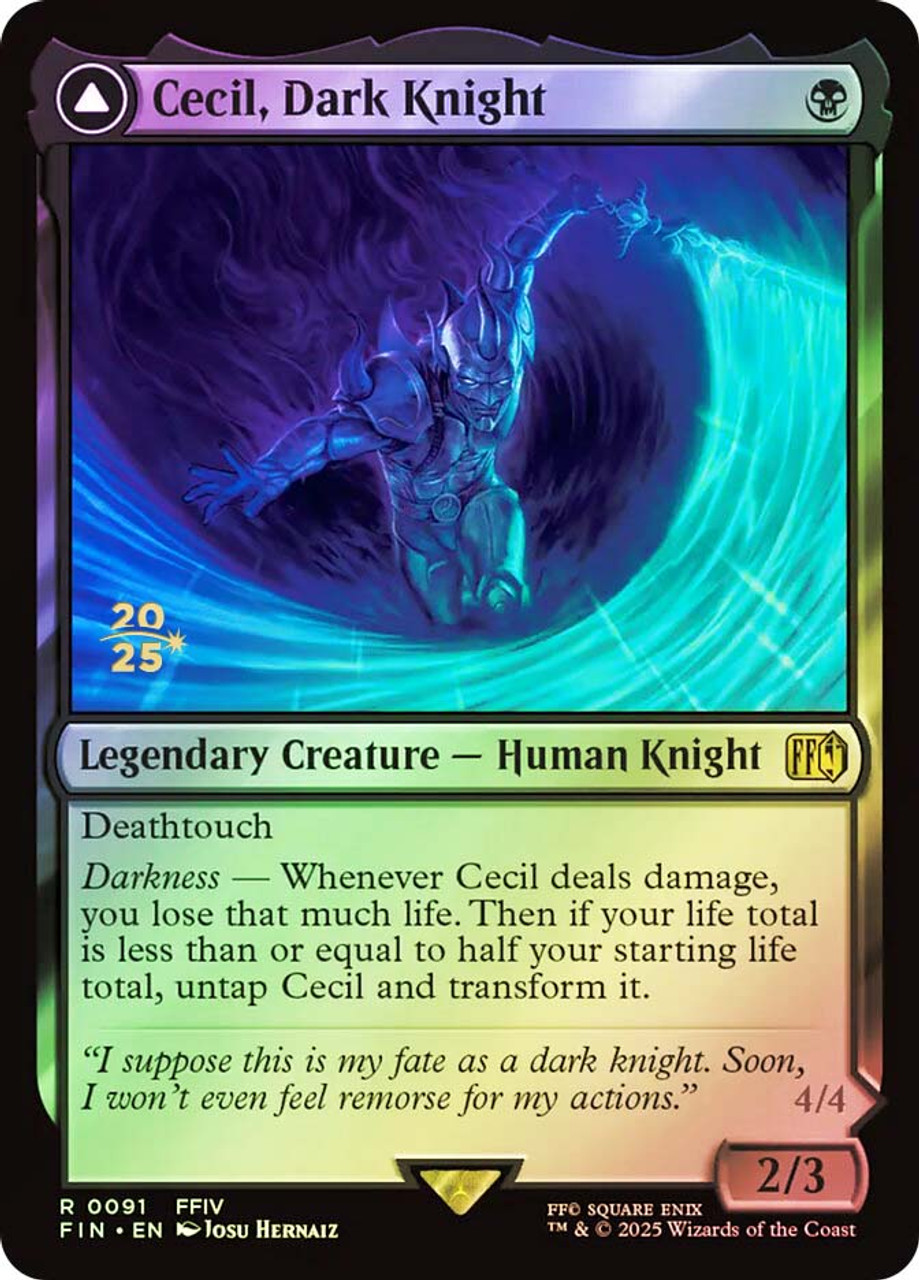 マジック：ザ・ギャザリング Cecil, Dark Knight / Redeemed Paladin Cecil, Dark Knight // Cecil, Redeemed Paladin (Prerelease