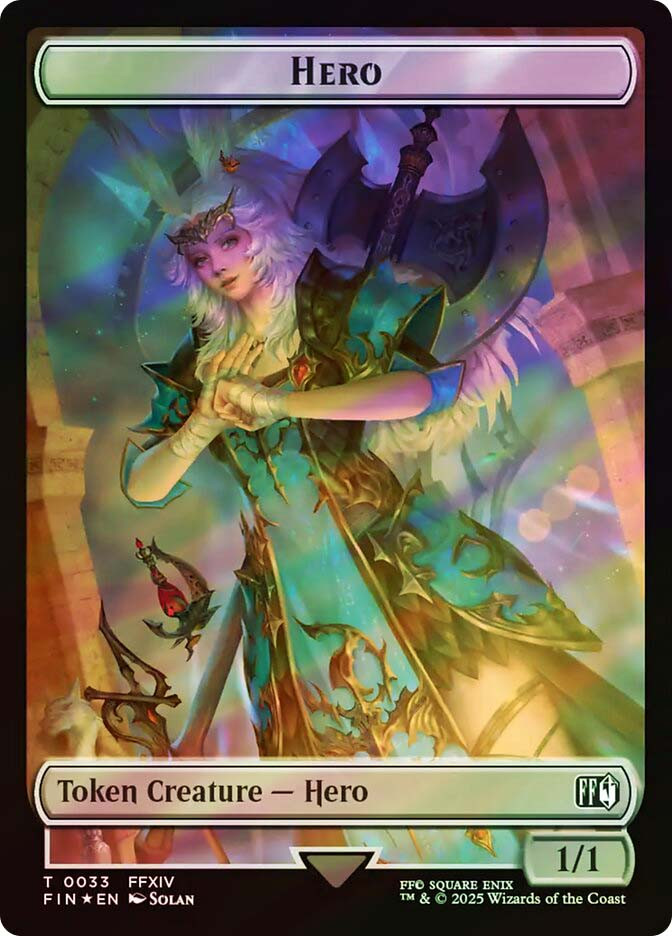 hero final fantasy mtg Magic: The Gathering - Scene Box - Garland at The Chaos Shrine Reverse Type Summon: Titan Final Fantasy