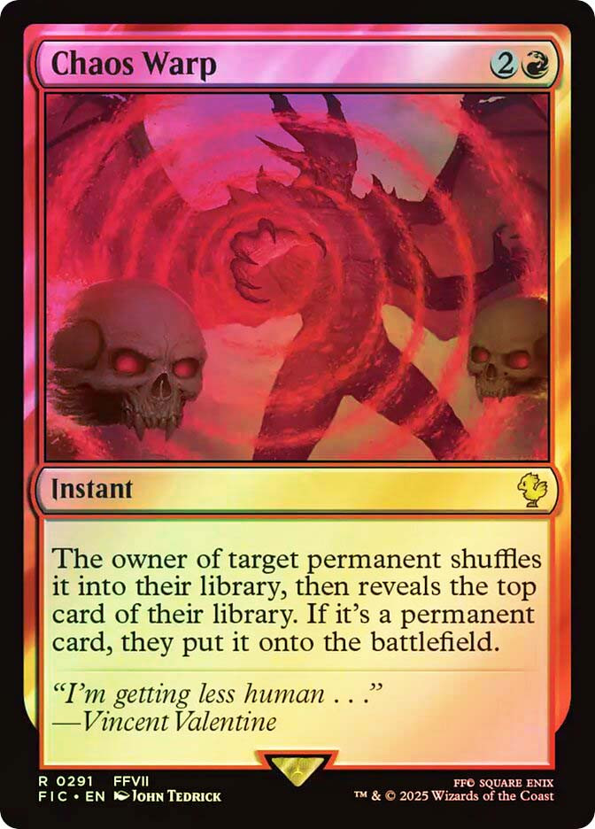 mtg cards like chaos warp | Universes Beyond: Fallout Variants Foil | Commander But whatever it was Chaos Warp (Universes Beyond: Fallout)