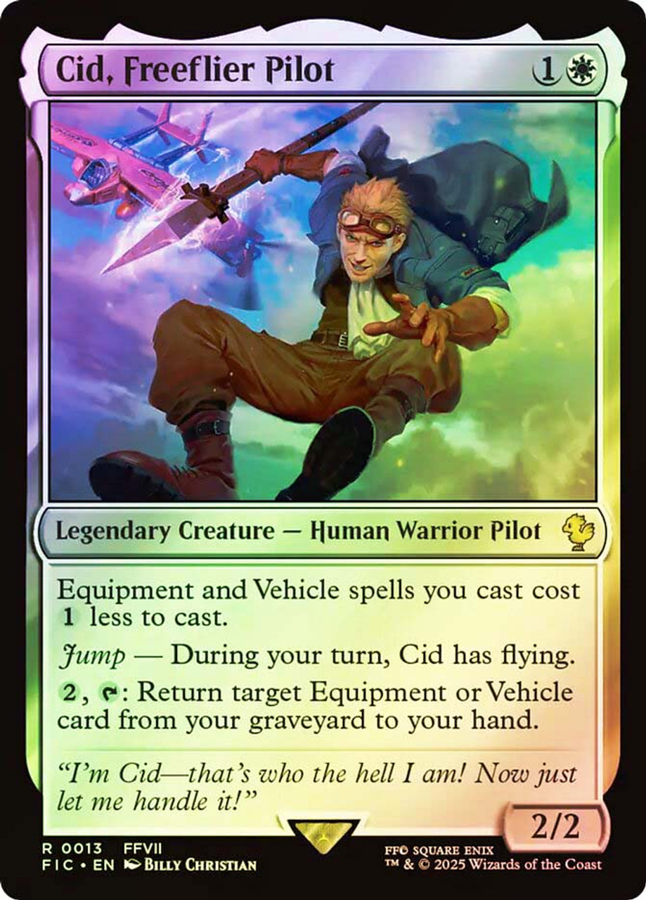 Cid, Freeflier Pilot (Surge Foil) | FINAL FANTASY Commander