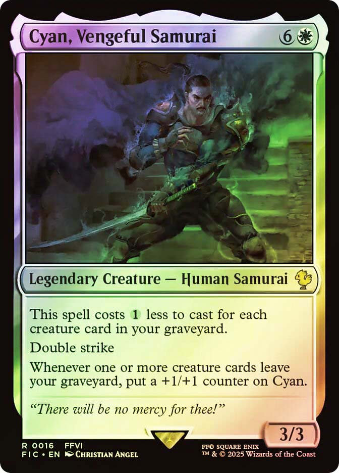 Cyan, Vengeful Samurai | FINAL FANTASY Commander | Star City Games