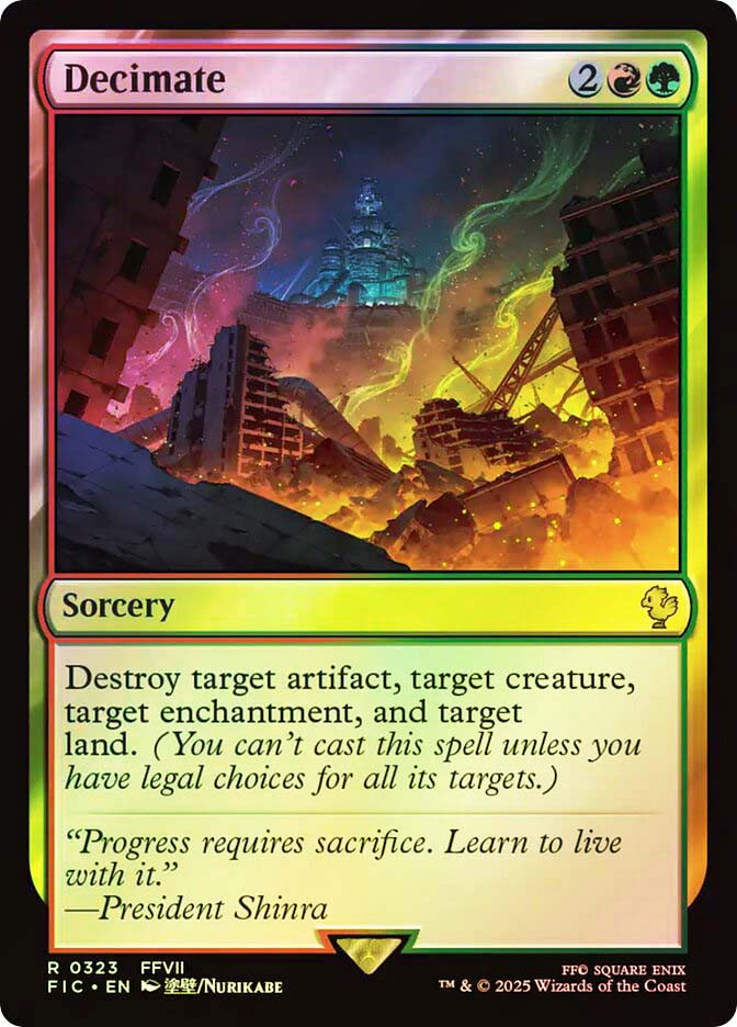 final fantasy mtg target Magic: The Gathering and additional Rares and/or Mythics Traditional Foil in every pack! Together Forever - Commander: FINAL