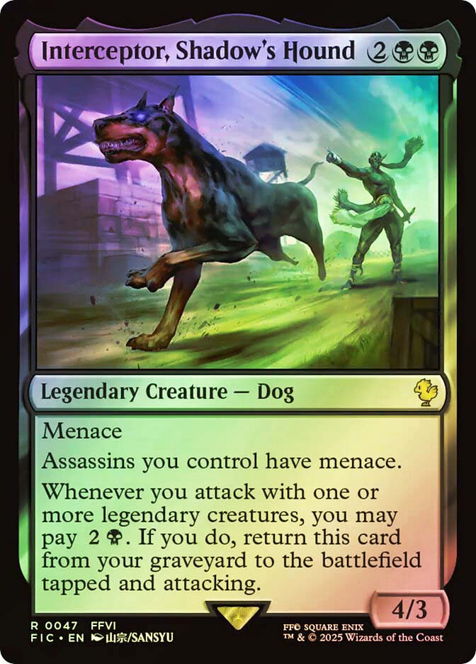 Interceptor, Shadow's Hound | FINAL FANTASY Commander | Star City
