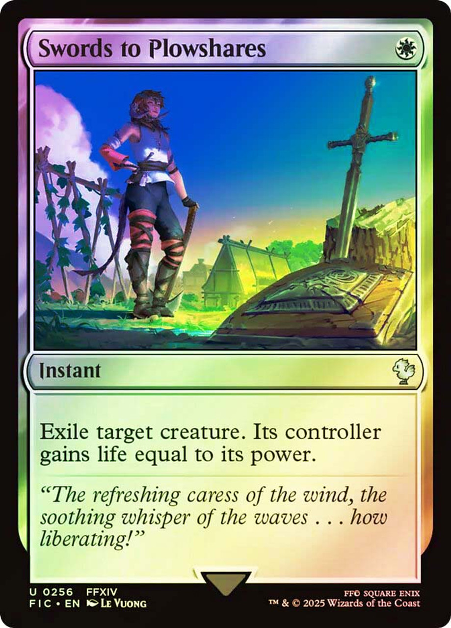 Swords to Plowshares (Surge Foil) | FINAL FANTASY Commander
