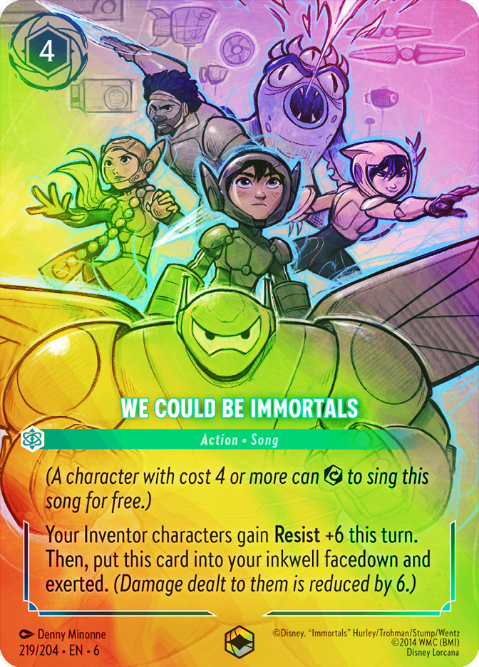 ディズニーロルカナ　WE COULD BE IMMORTALS　エンチャンテッド We Could Be Immortals | Azurite Sea | Star City Games