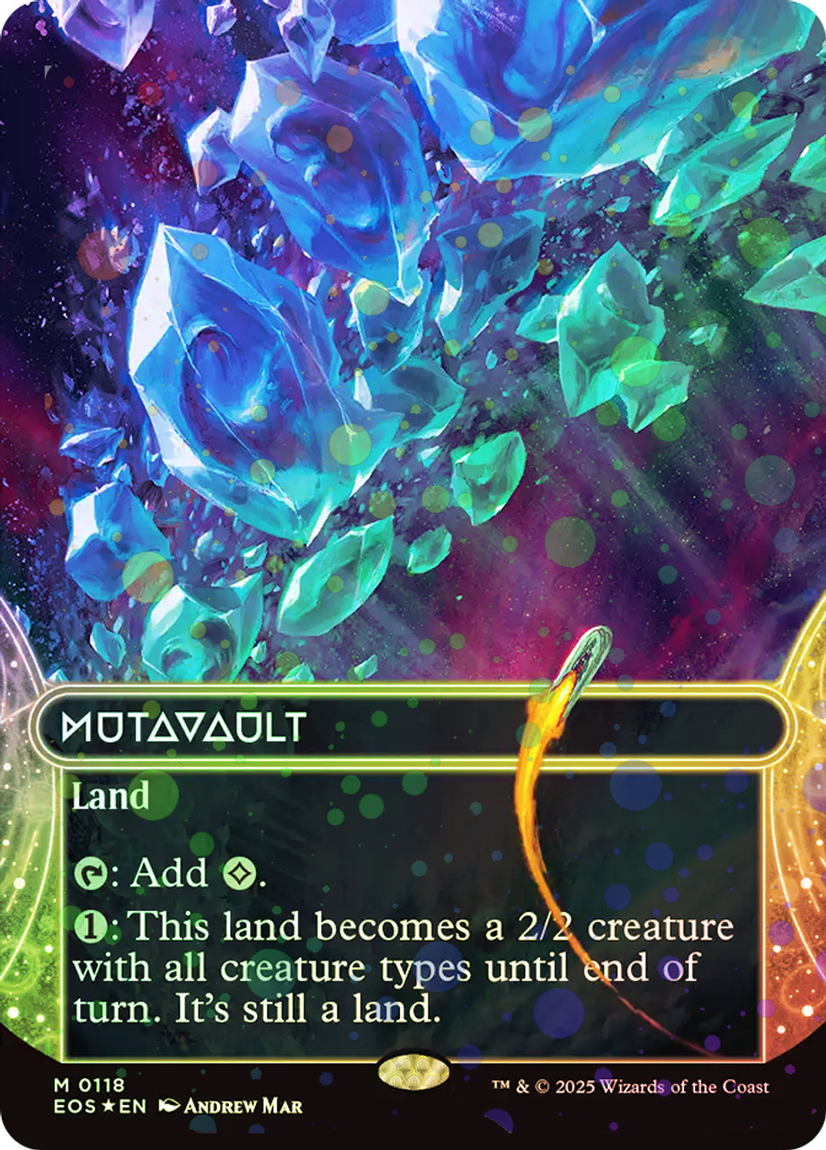 Mutavault (#118) (Borderless) (Galaxy Foil) | Stellar Sights