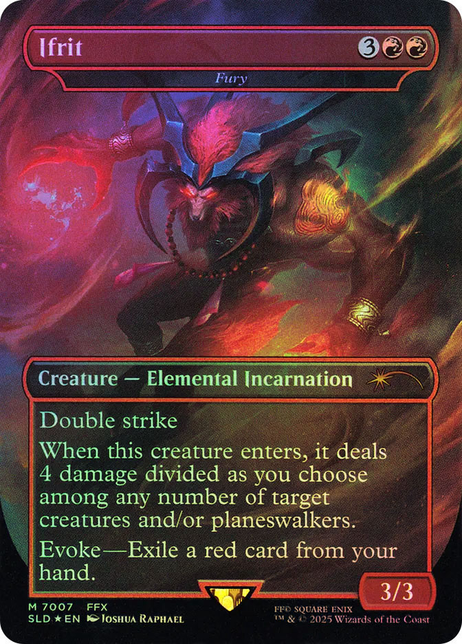 【PSA9】MTG 激情/Fury イフリート Secret Lair Fury (Ifrit) (FINAL FANTASY) | Secret Lair Drop | Star City Games