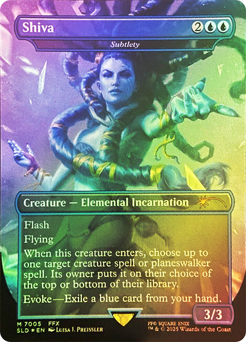 MTG 緻密/Subtlety シヴァ Secret Lair foil Subtlety (Shiva) (FINAL FANTASY) | Secret Lair Drop | Star City Games
