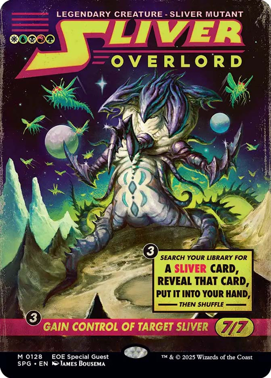 MTG　Sliver Overlord スリヴァーの 首領　foil　SPG Sliver Overlord (Borderless) | Special Guests | Star City Games