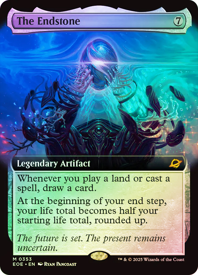 the end mtg card Maze's Artist Proofs protection from instants P / T The Endstone | Edge of