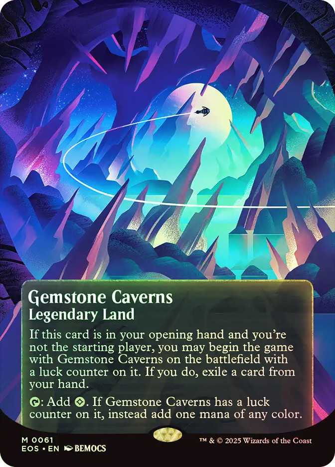 MTG Gemstone Caverns 宝石の洞窟　ボーダーレス foil Gemstone Caverns | Stellar Sights | Star City Games