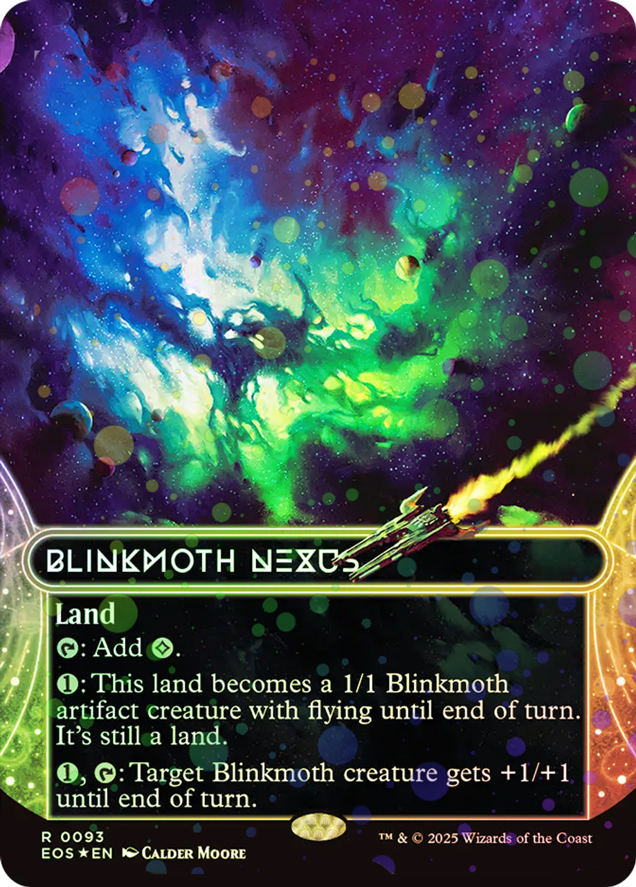 墨蛾の生息地　Inkmoth Nexus ギャラクシーfoil Inkmoth Nexus (#020) (Borderless) | Stellar Sights | Star