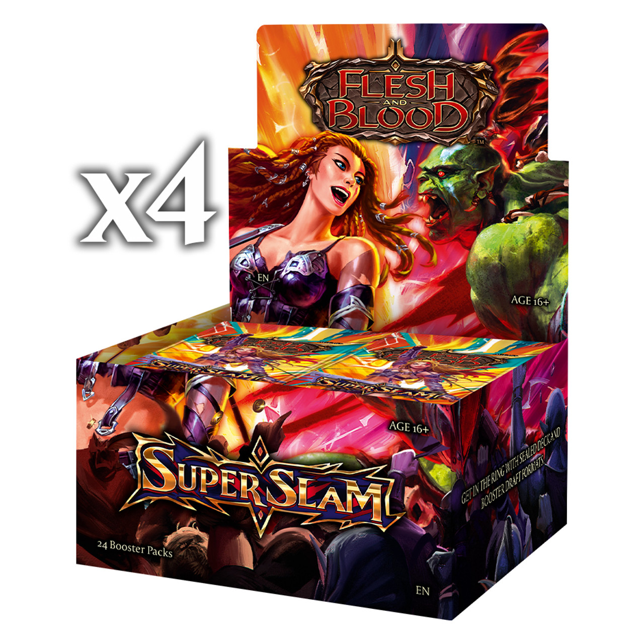 Snag 3枚 flesh and blood fab Flesh and Blood - Super Slam Booster Case (4 Boxes) | Star