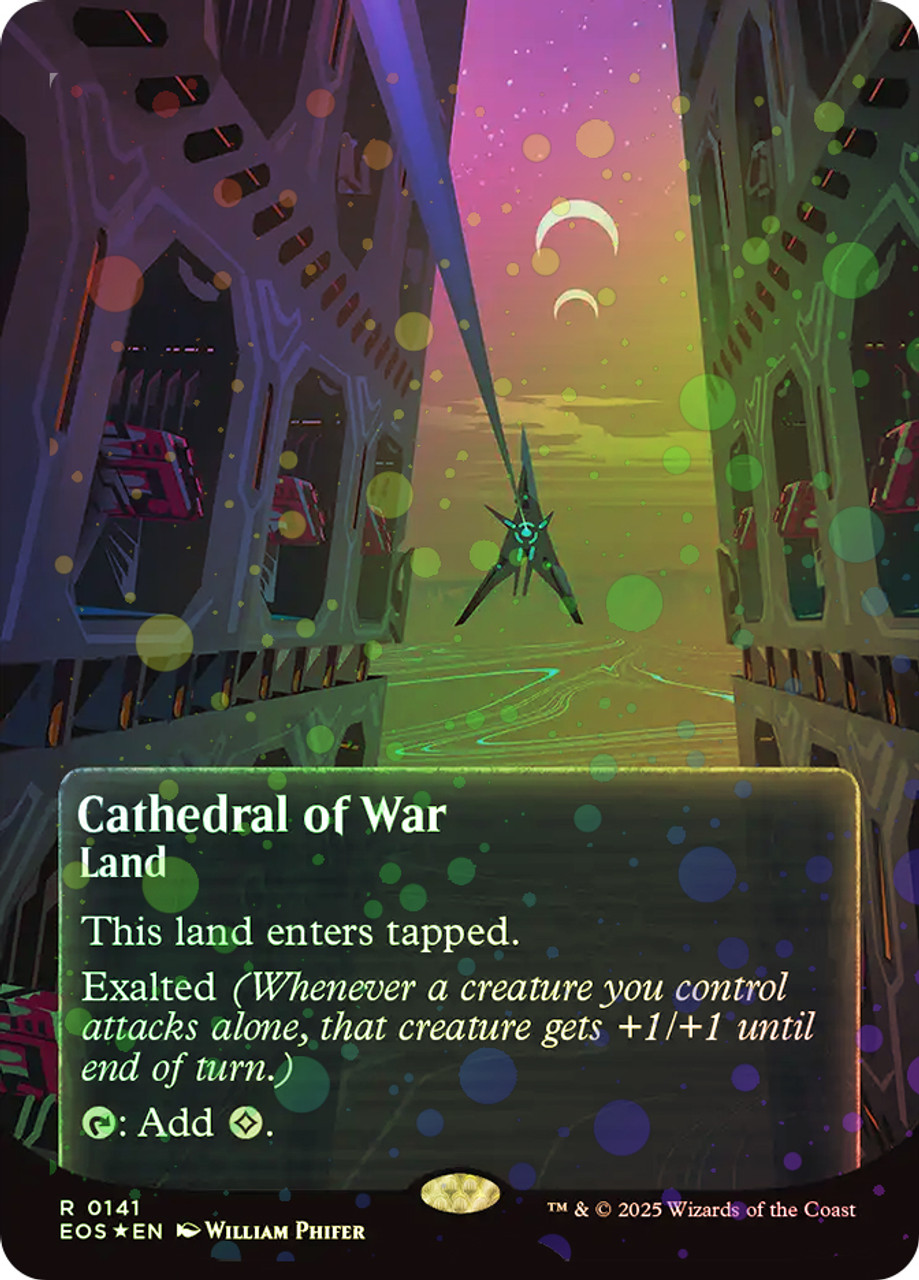 Cathedral of War (#141) (Borderless) (Galaxy Foil) | Stellar