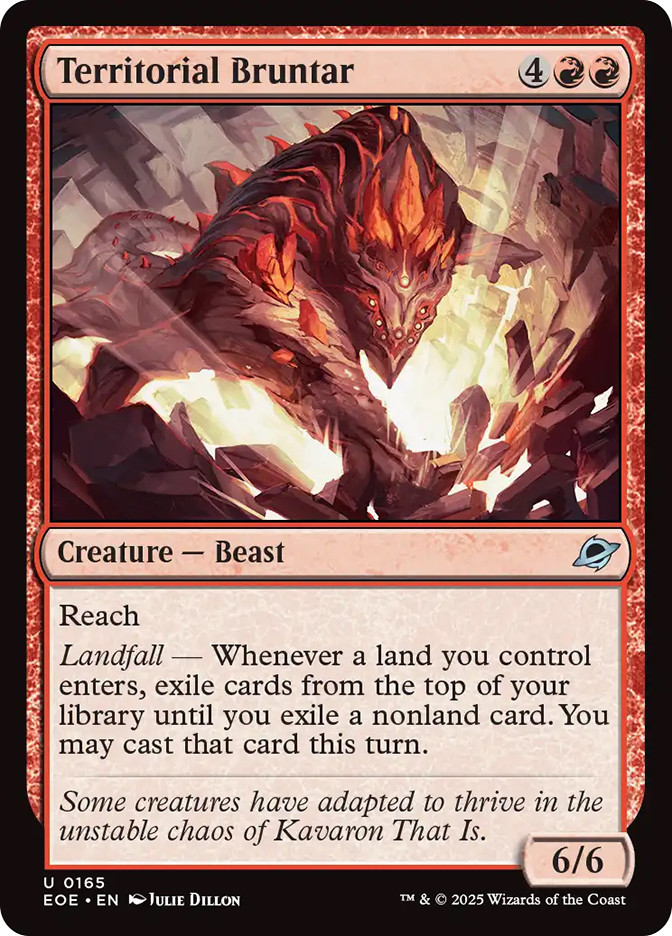 Territorial Bruntar、Magic: The Gathering、kayou