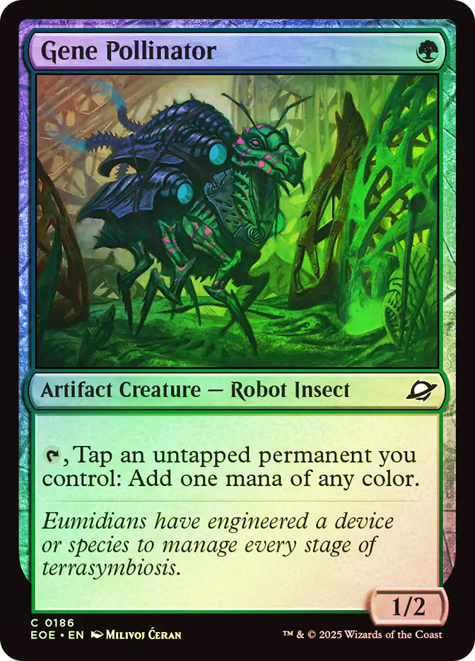 insect mtg cards Token [Innistrad: Crimson Vow Tokens] Insect token (#10) (1/1)