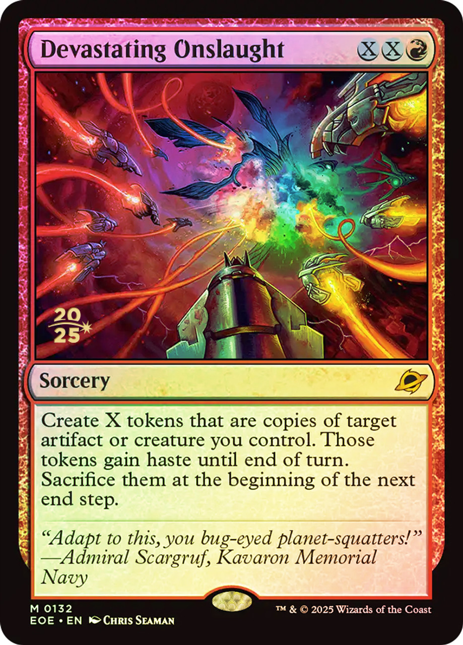 Devastating Onslaught (Prerelease) (Edge of Eternities