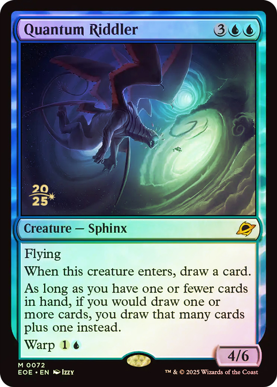 MtG 量子の謎かけ屋/Quantum Riddler 英語4枚 MTG 量子の謎かけ屋/Quantum Riddler JP nonfoil FOIL] 量子の謎