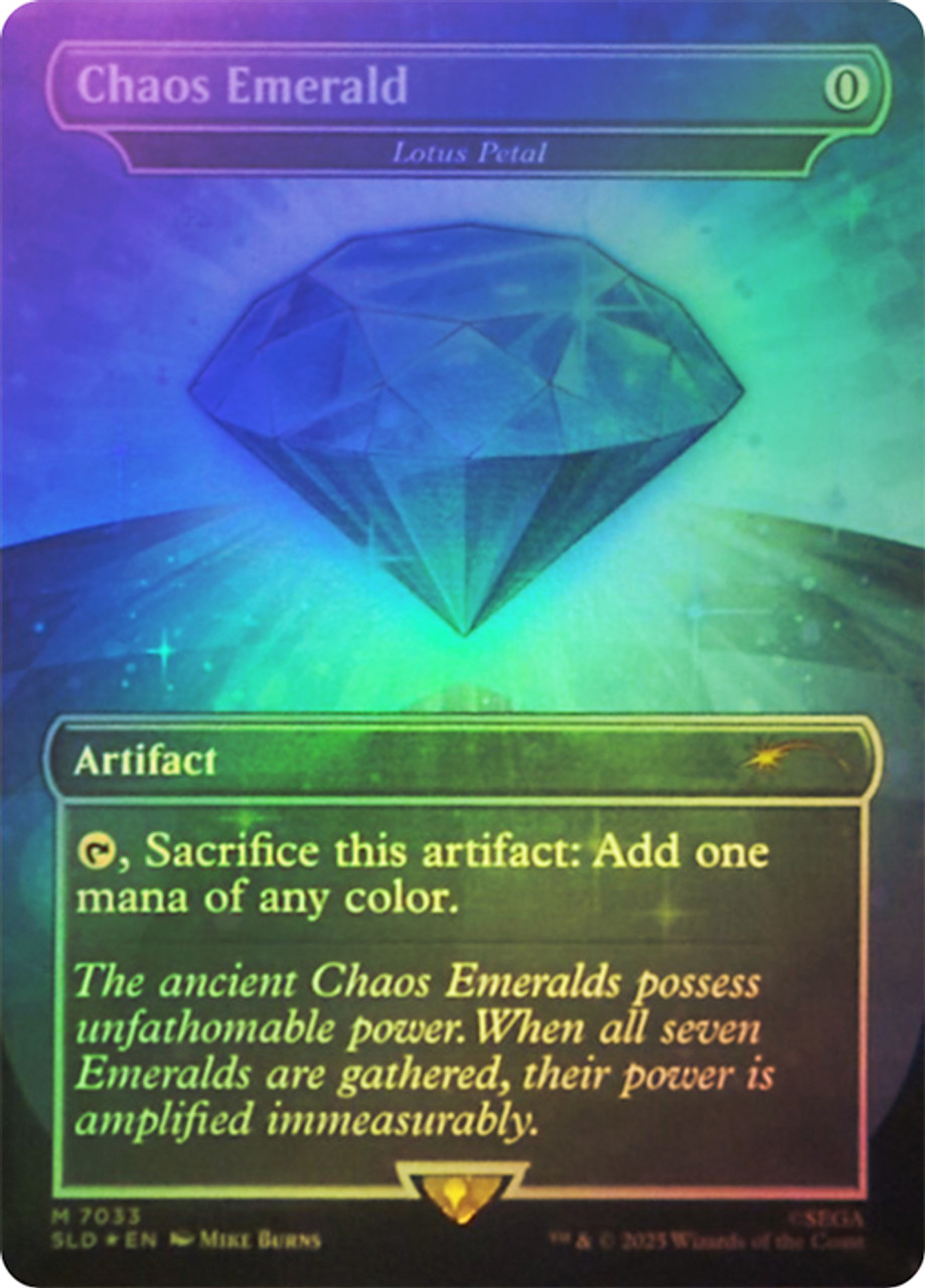 マジック：ザ・ギャザリング MTG Chaos Emerald / Lotus Petal Foil MTG Chaos Emerald - Lotus Petal (7035) - Foil, Secret Lair