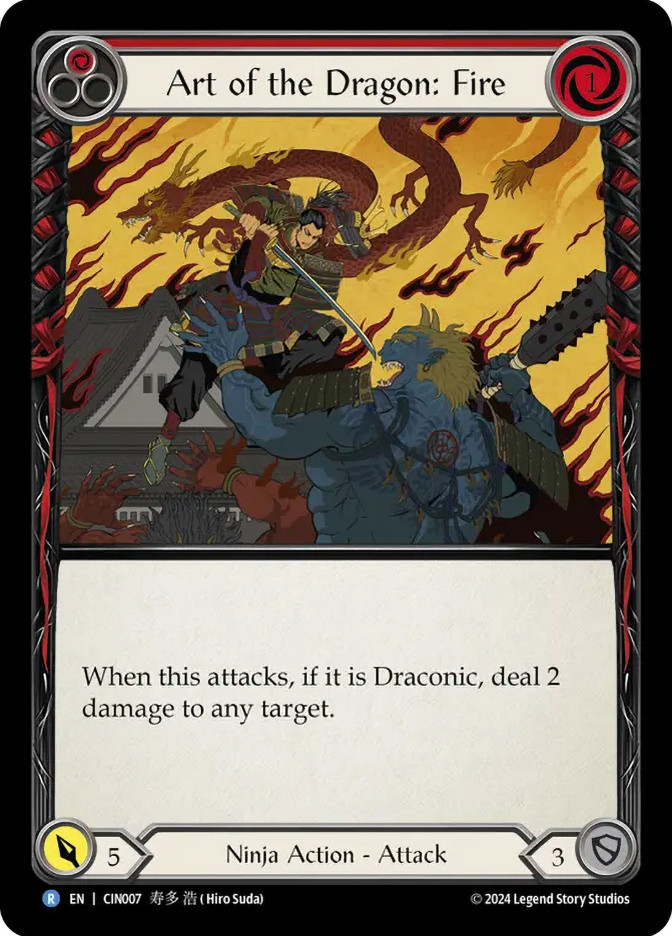 Art of the Dragon: Fire | Cindra Blitz Deck | Star City Games