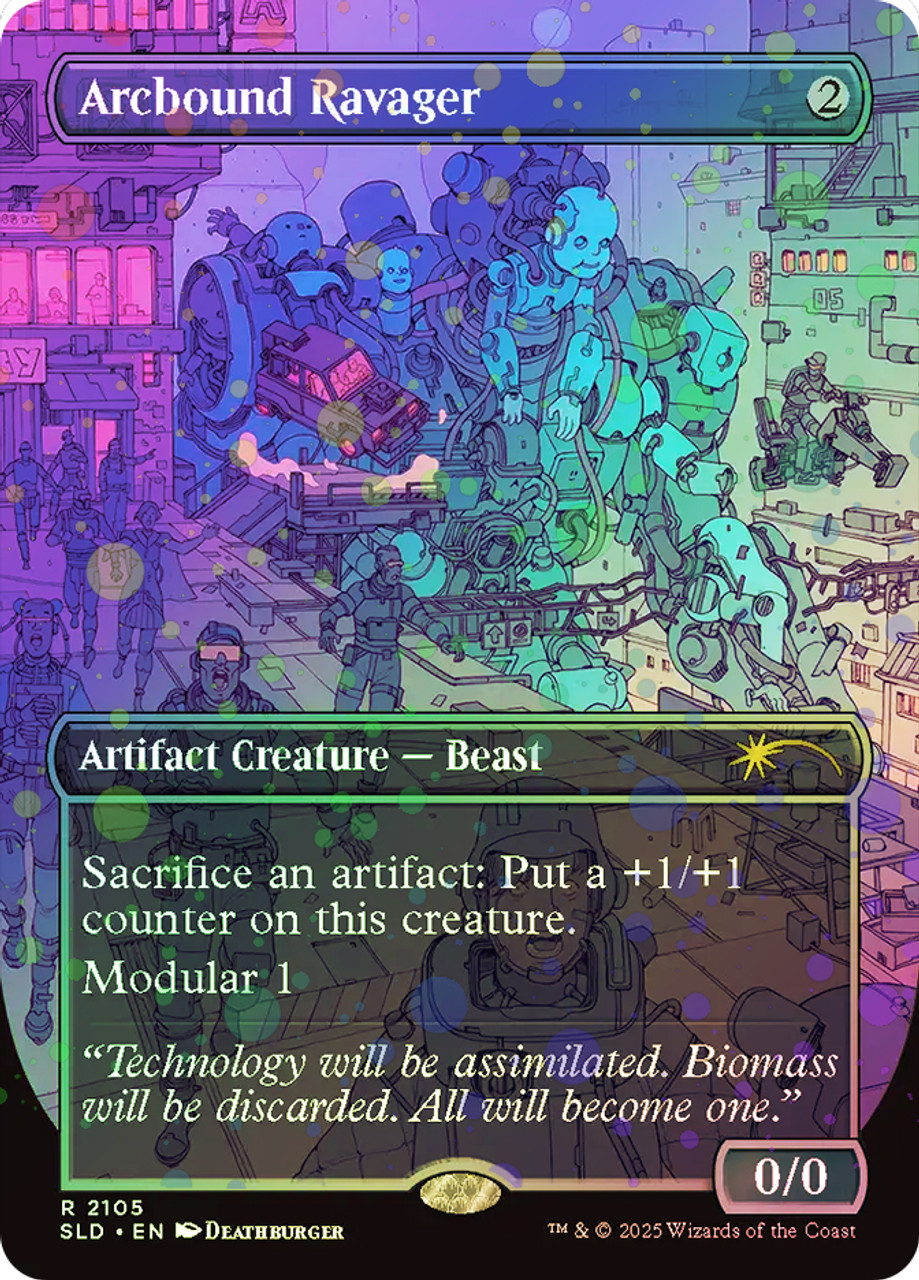Arcbound Ravager (Secret Lair) (#2105) (Borderless) (Galaxy