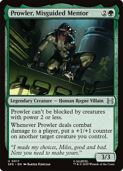 Prowler, Misguided Mentor、Magic: The Gathering、kayou