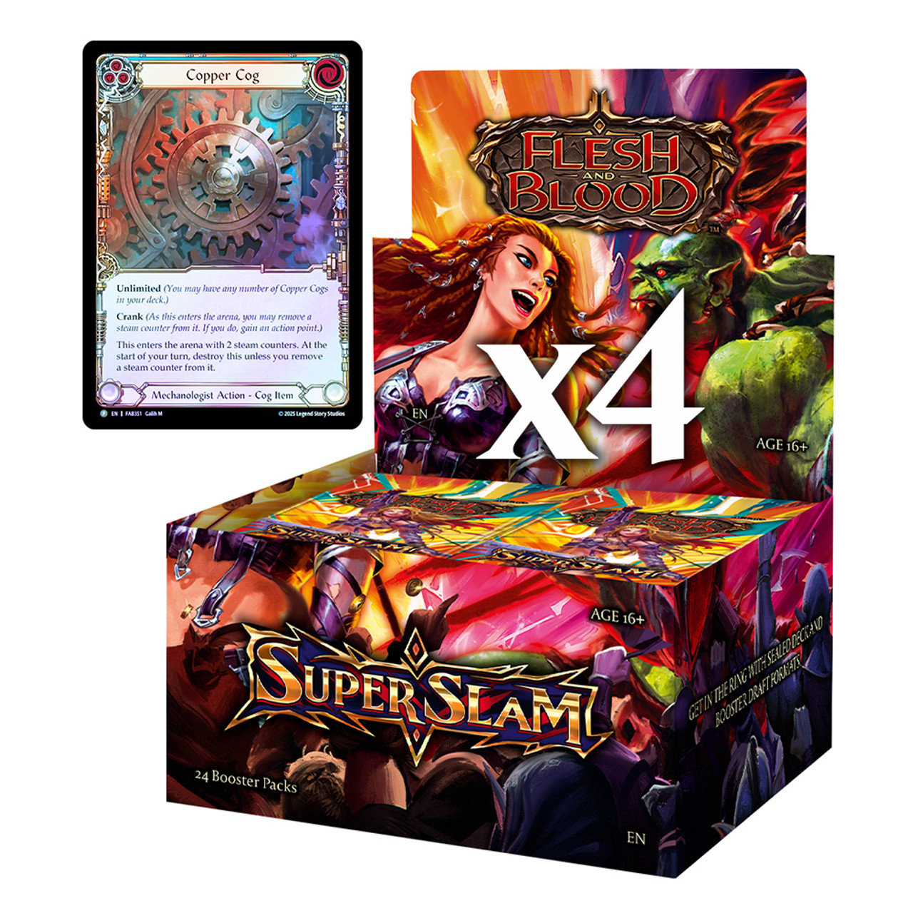 Flesh and Blood - Super Slam Booster Case & SCG-Exclusive