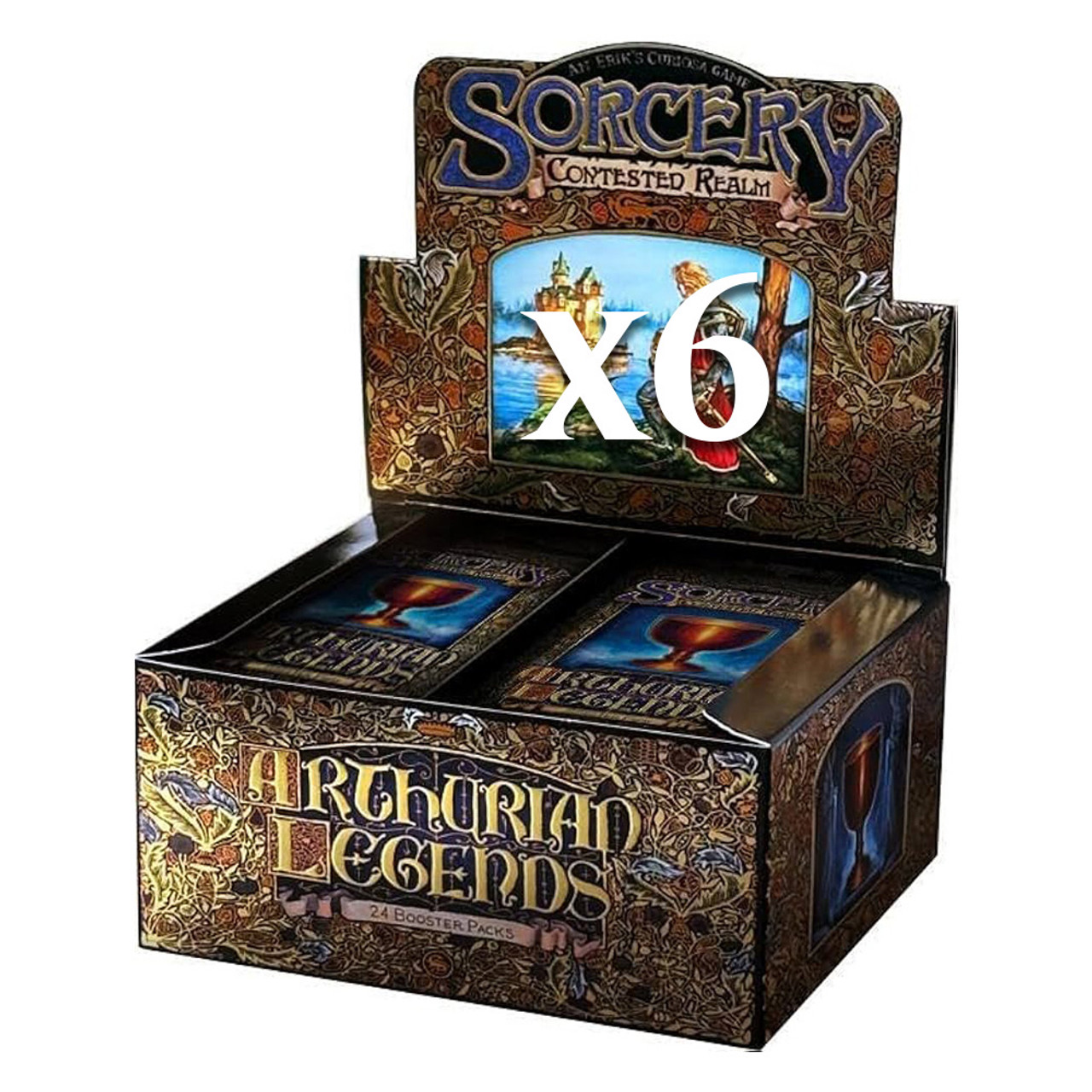 Sorcery contested realm アルファ box Sorcery Contested Realms: Alpha Booster Box Plus Pledge Pack