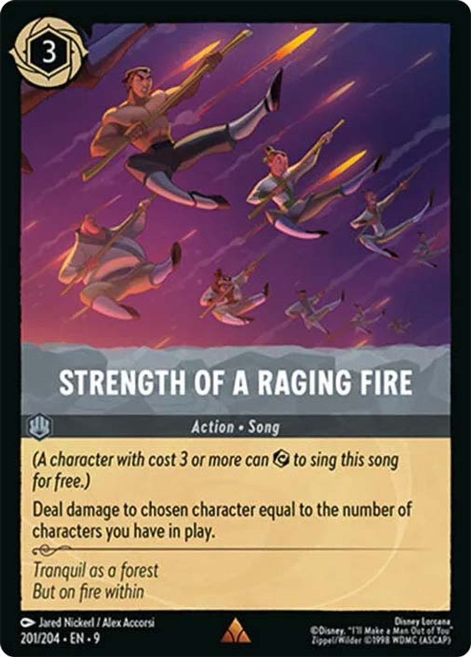 ロルカナ Lorcana Strength of a Raging Fire Strength of a Raging Fire | Fabled | Star City Games