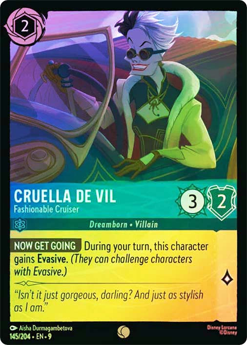 Cruella De Vil - Fashionable Cruiser [SGL-LOR-009-145-ENC]
