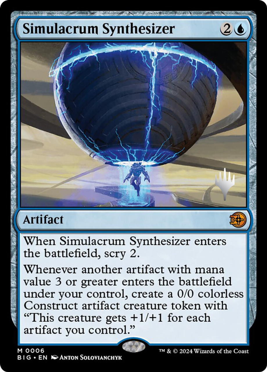 MTG　身代わり合成機 英語　2枚 Simulacrum Synthesizer Simulacrum Synthesizer (Promo Pack) (The Big Score) | Promo