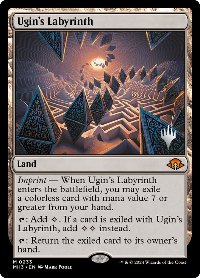 ウギンの迷宮　Ugin's Labyrinth 4枚セット Ugin's Labyrinth (Promo Pack) (Modern Horizons 3) | Promo | Star