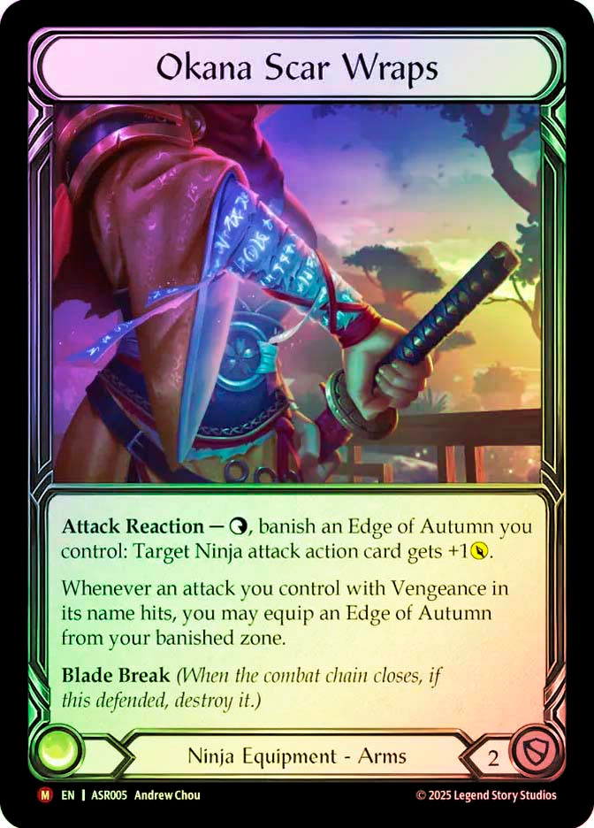 【FaB】Scar for a Scar プロモRF 3枚セット Okana Scar Wraps | Armory Deck: Ira | Star City Games