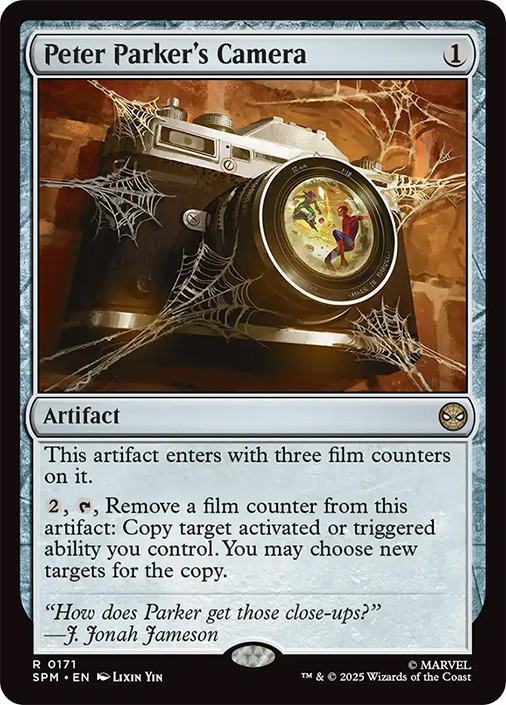 Peter Parker's Camera、Magic: The Gathering、kayou