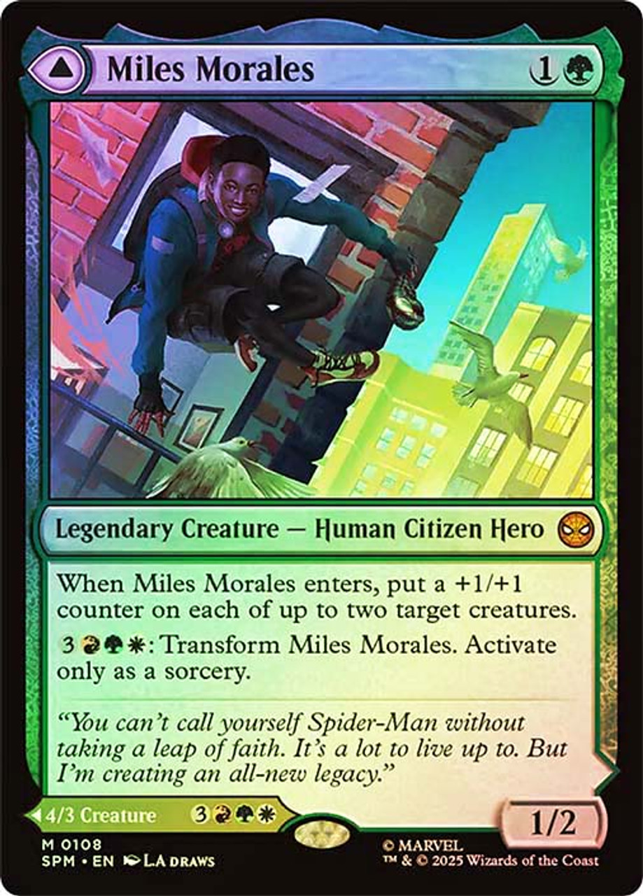 【foil】マイルズ・モラレス/アルティメット・スパイダーマン英語版 MTG Miles Morales // Ultimate Spider-Man · Marvel's Spider-Man