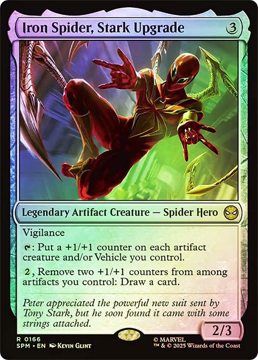 マジック：ザ・ギャザリング MTG Iron Spider, Stark Upgrade Foil Iron Spider, Stark Upgrade | Marvel's Spider-Man | Star City Games