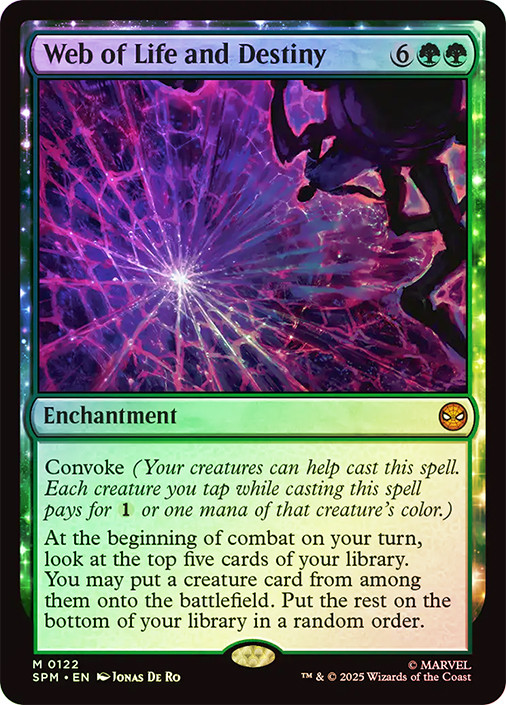 destiny mtg cards Web of Life and | Marvel's Spider-Man you gain 2 life and Klothys deals 2 damage to each opponent. Anyone else play Destiny?, We
