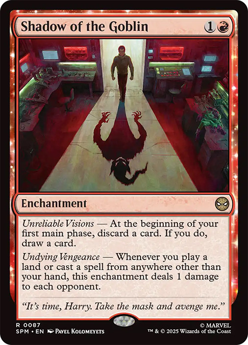 goblin mtg card Goblin Smuggler [Core Set 2020] Heavily Played Foil