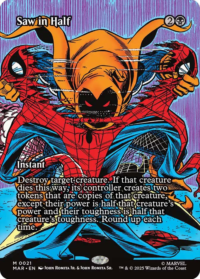 Saw in Half | Marvel Universe | Star City Games